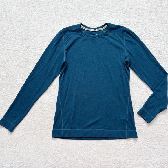 Smartwool Tops - Smartwool Women's Merino Wool 250 Long Sleeve Baselayer Top, Deep Sea Heather